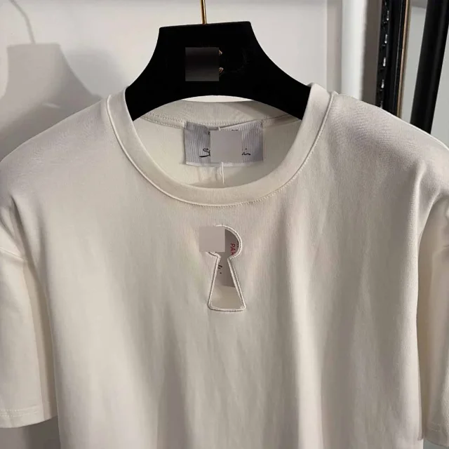 Unbranded T-Shirts Keyhole appliqué short-sleeve product detail image 4