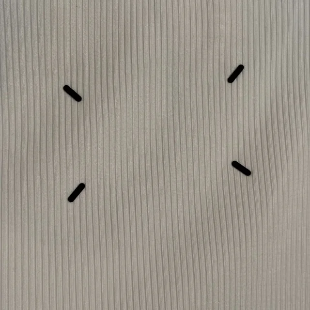 MM6 Maison Margiela Vests Ribbed Numeric Logo Tank Top product detail image 7