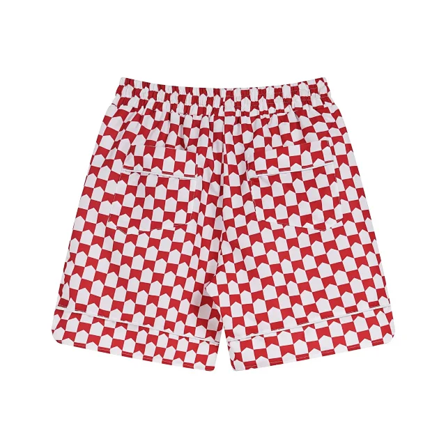 Rhude Shorts Checkerboard Drawstring product detail image 6