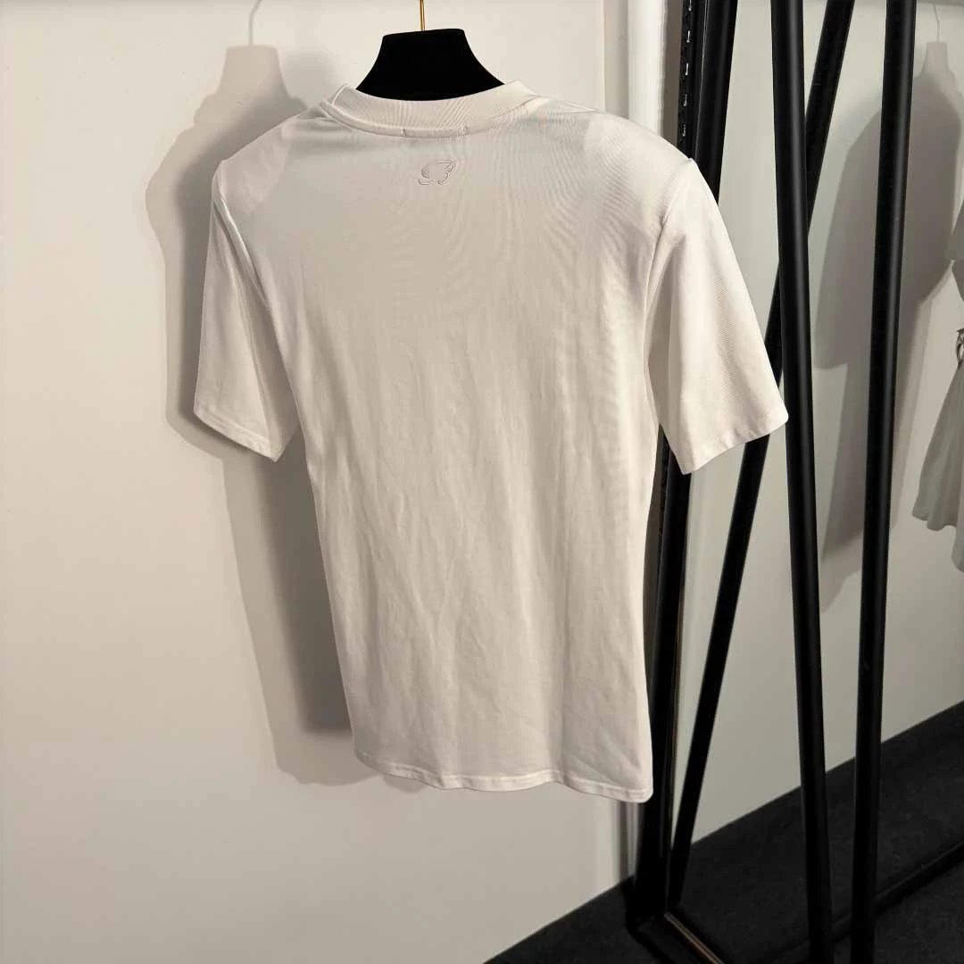 Design Twist Knot Detail Black T-Shirt - 5
