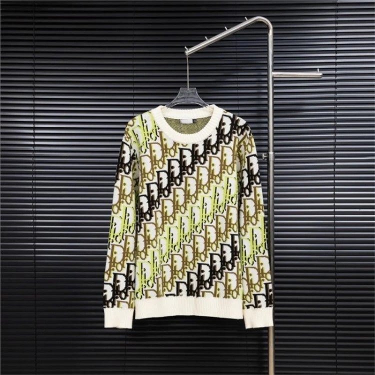 Dior Knitwear All-Over Monogram Crewneck Sweater image 2