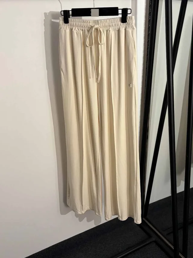 Unbranded Matching Sets Long-sleeve crew-neck top and drawstring wide-leg trousers product detail image 5
