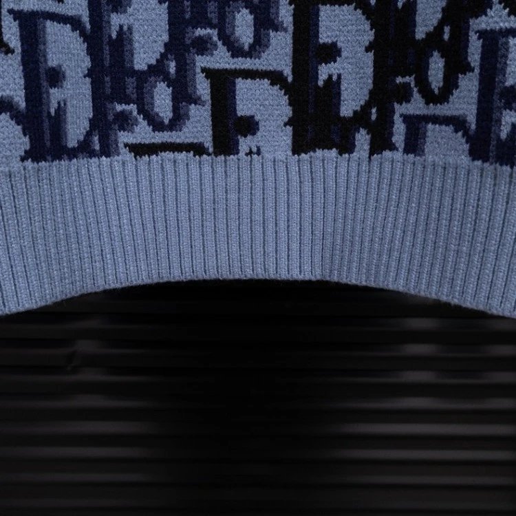 Dior Oblique Print Knit Sweater Multicolor - 10