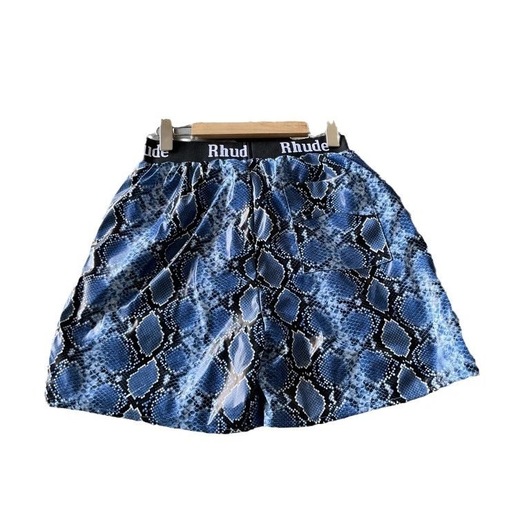 Rhude Shorts Glossy animal-print image 5