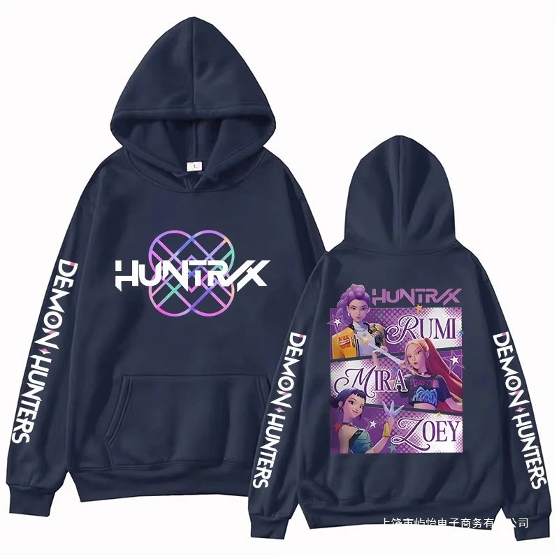 Design Huntrix Demon Hunters Graphic Hoodie Red Hoodie - 12