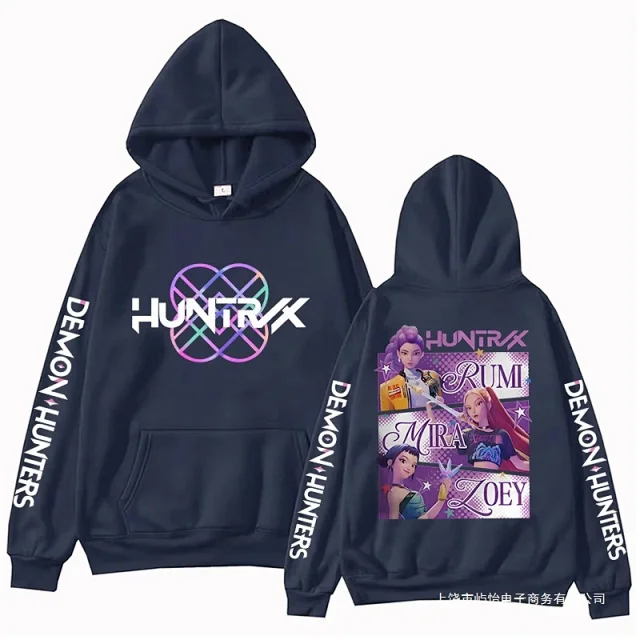 Unbranded Hoodies & Sweatshirts HUNTR/X KPop Demon Hunters graphic pullover hoodie product detail image 11