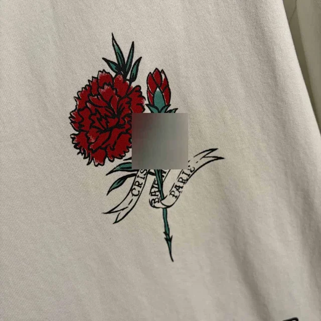 Balenciaga T-Shirts 1917 floral-print oversized short-sleeve T-shirt product detail image 7