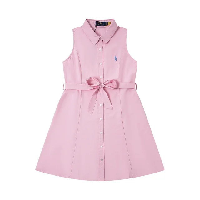 Polo Ralph Lauren Dresses Sleeveless collared button-front belted dress product detail image 2
