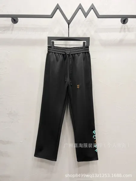 Design Sweatpants Light Gray Drawstring Waist Joggers - 3