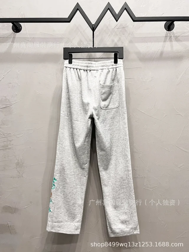 Louis Vuitton Trousers Elastic-Waist Drawstring with Embroidered Logo and Back Patch Pocket product detail image 5