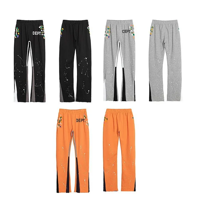 Gallery Dept. Trousers Paint-Splatter Split-Hem Sweatpants product detail image 25
