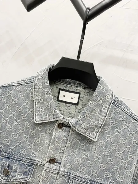 Design Utility Shirt Beige Embroidered Patch Shirt Tops Shirt - 5