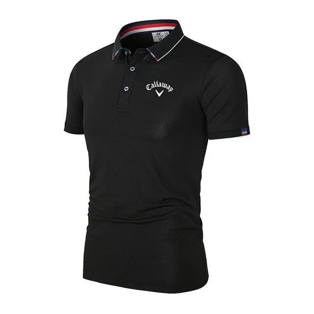 Callaway Shirts Short-Sleeve Polo Shirt with Contrast-Trim Collar product detail image 9