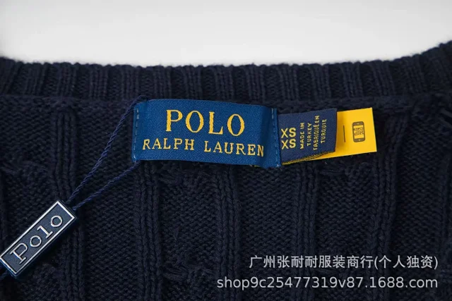Polo Ralph Lauren Knitwear Cable-Knit V-Neck Pullover product detail image 7
