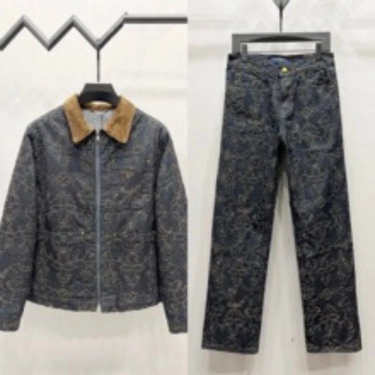 Unbranded Jeans Distressed monogram-pattern denim image 5
