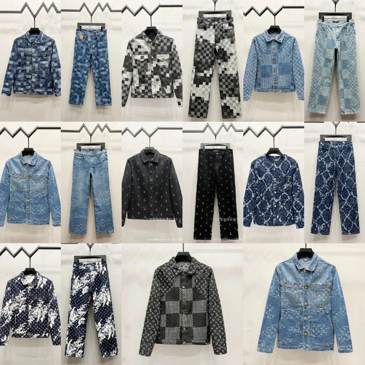Denim Jacket Set Blu