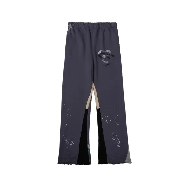 Gallery Dept Paint-Splatter Orange Sweatpants - 20
