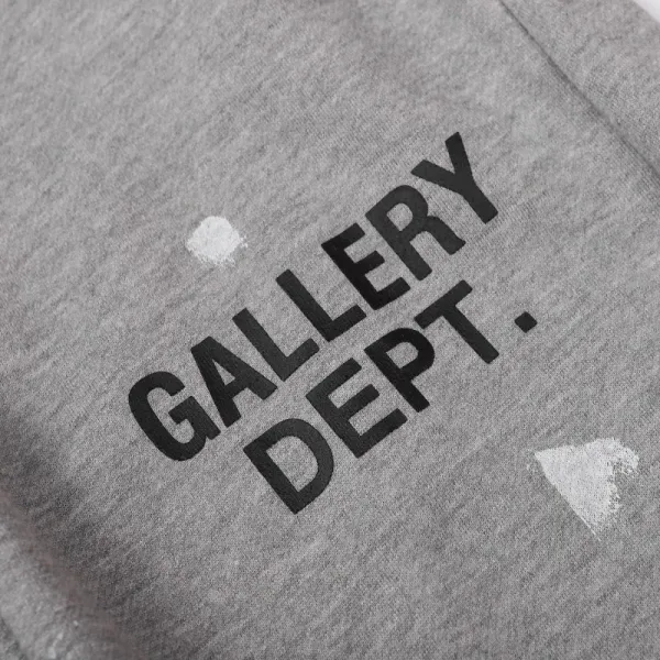 Gallery Dept Paint-Splatter Orange Sweatpants - 33