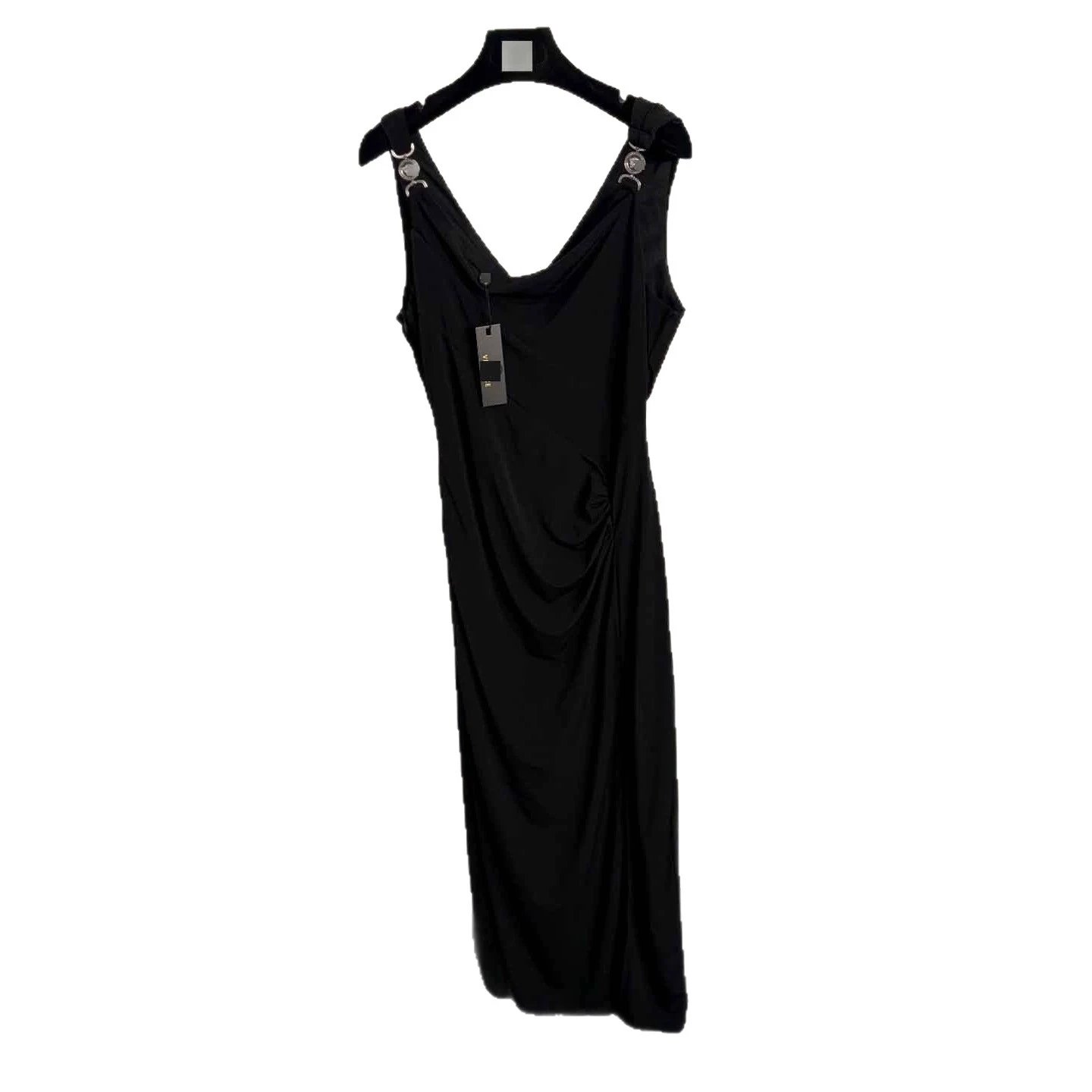 Unbranded Dresses Sleeveless draped maxi dress with ring hardware straps image 5