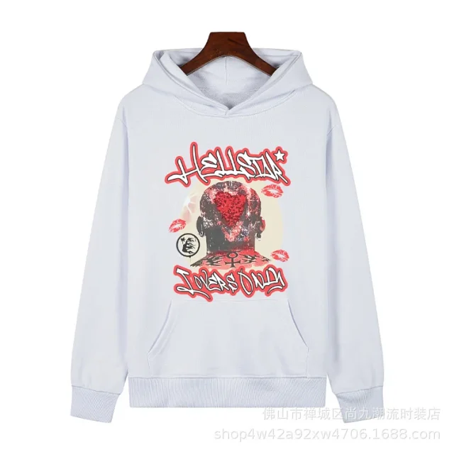 Hellstar Hoodies & Sweatshirts Graphic Print Pullover Hoodie product detail image 12