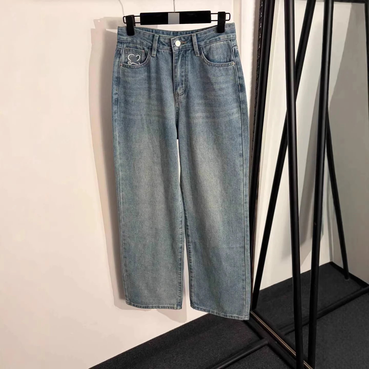 Loewe Denim with embroidered Anagram pocket image 3