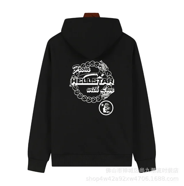Hellstar Hoodies & Sweatshirts Graphic Print Pullover Hoodie product detail image 15