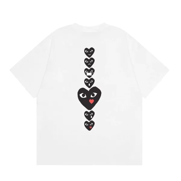 Comme des Garçons Play Heart Eyes Pink T-Shirt - 18