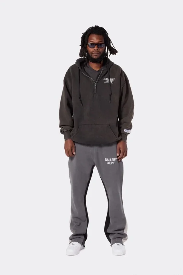 Gallery Dept. Trousers Paint-Splatter Split-Hem Sweatpants product detail image 8