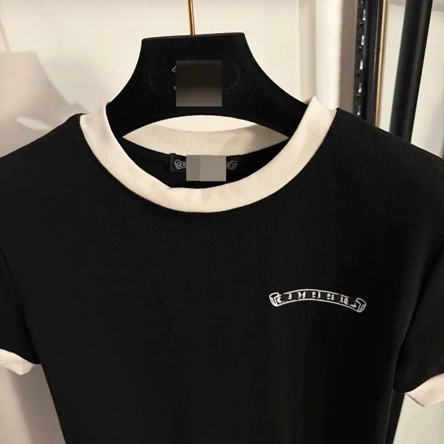 Unbranded T-Shirts Short-Sleeve Contrast-Trim Graphic T-Shirt product detail image 4