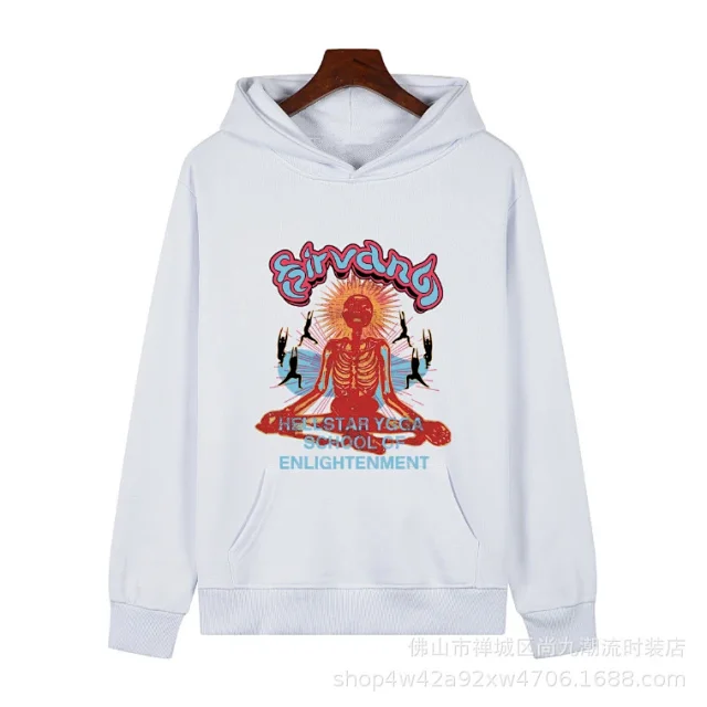 Hellstar Hoodies & Sweatshirts Graphic Print Pullover Hoodie product detail image 7