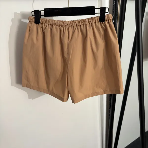 Balenciaga Logo-Print Nylon Shorts Black - 5