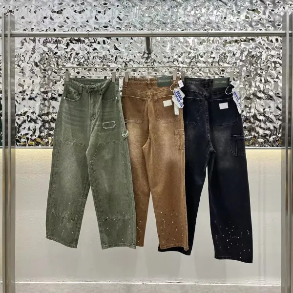 Carhartt Work In Progress Brown Distressed Cargo Jeans - 10