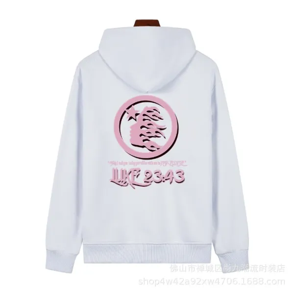 Hellstar Graphic Print White Hoodie - 21