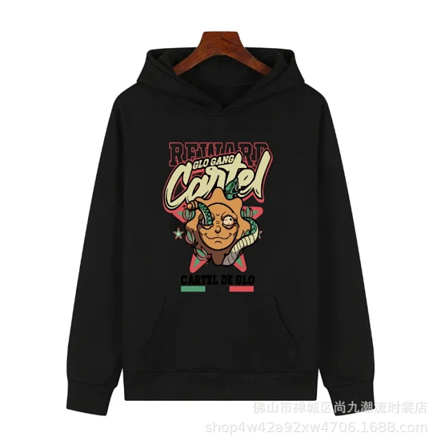 Hellstar Hoodies & Sweatshirts Graphic Print Pullover Hoodie product detail image 4