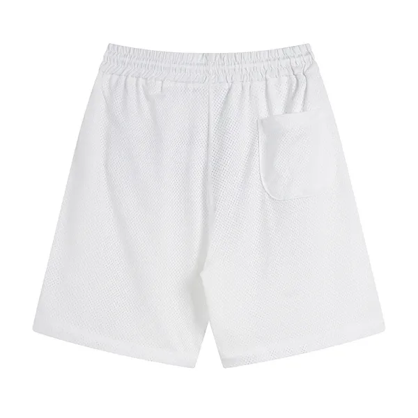 Amiri Script Mesh Shorts White - 13