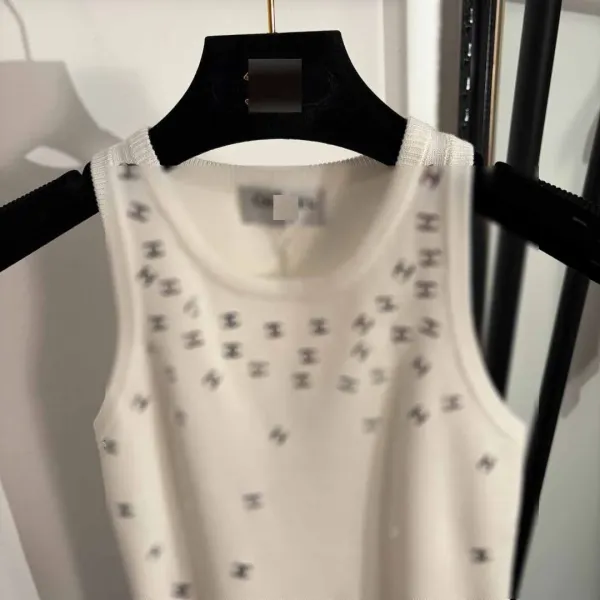 Chanel Knit Top with Pearl Embellishments White Sweater - 7