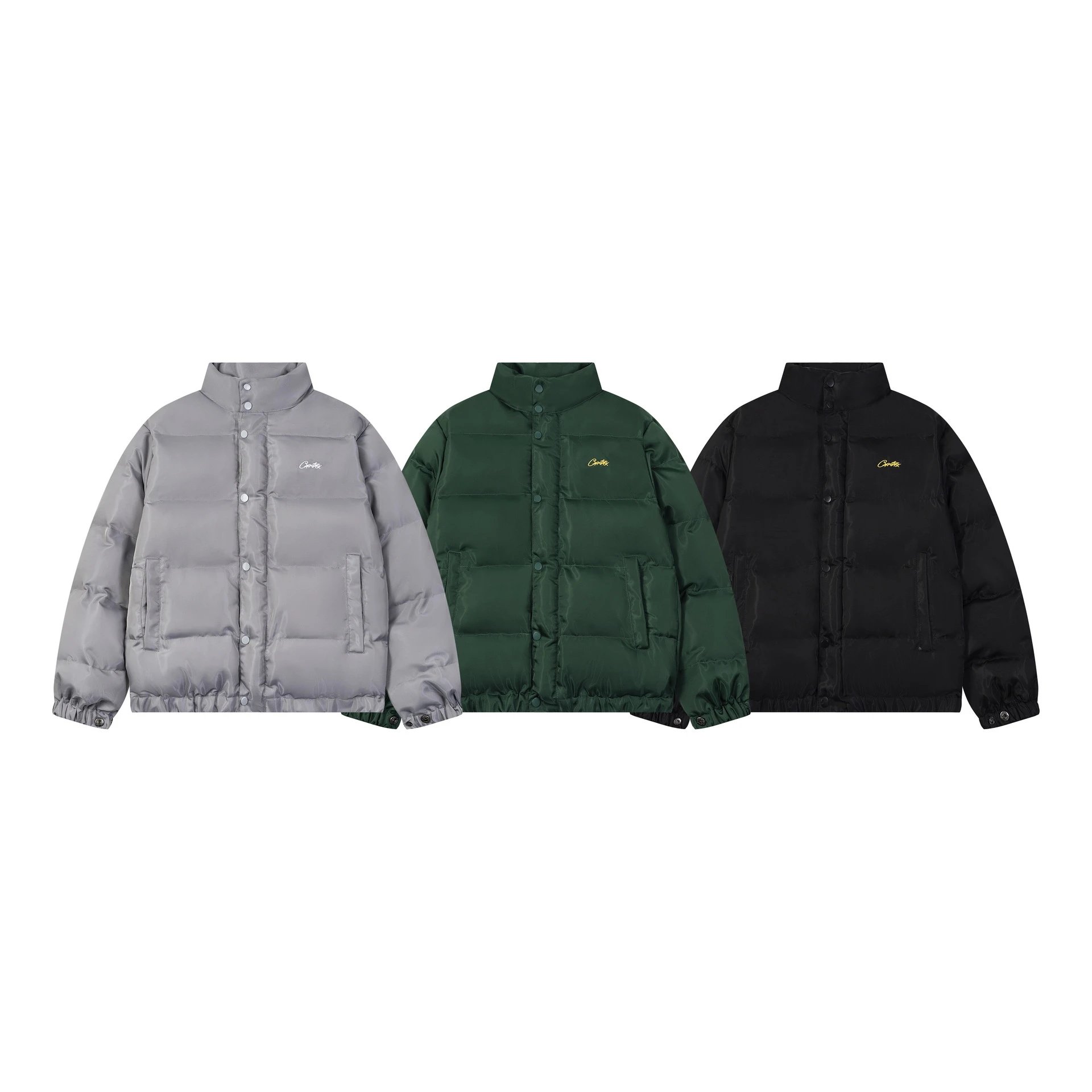 Design Palestine World Puffer Jacket Army Green Down-Jacket Down Jacket - 4