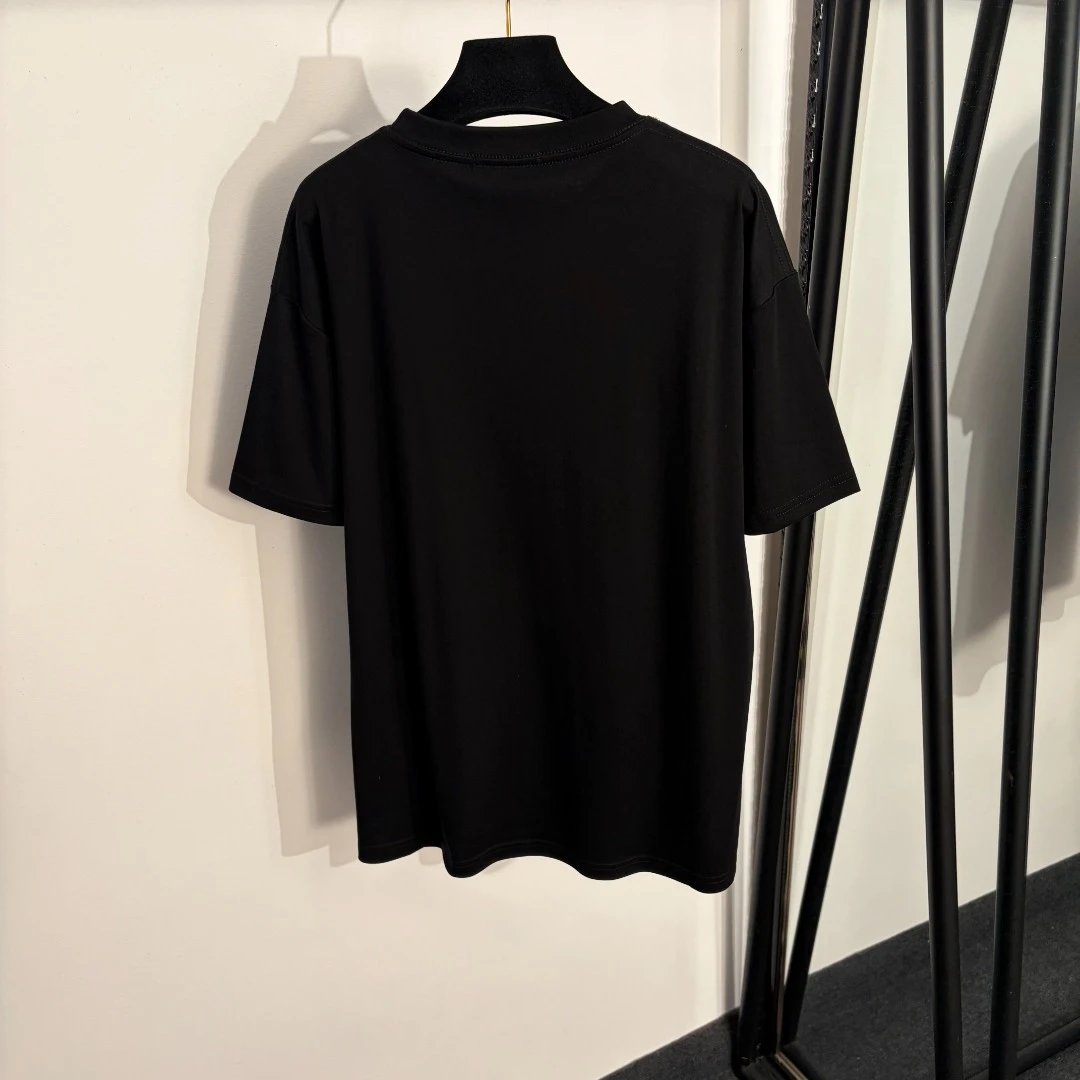 Unbranded T-Shirts Crew Neck T-Shirt with Decorative Metal Charms image 4