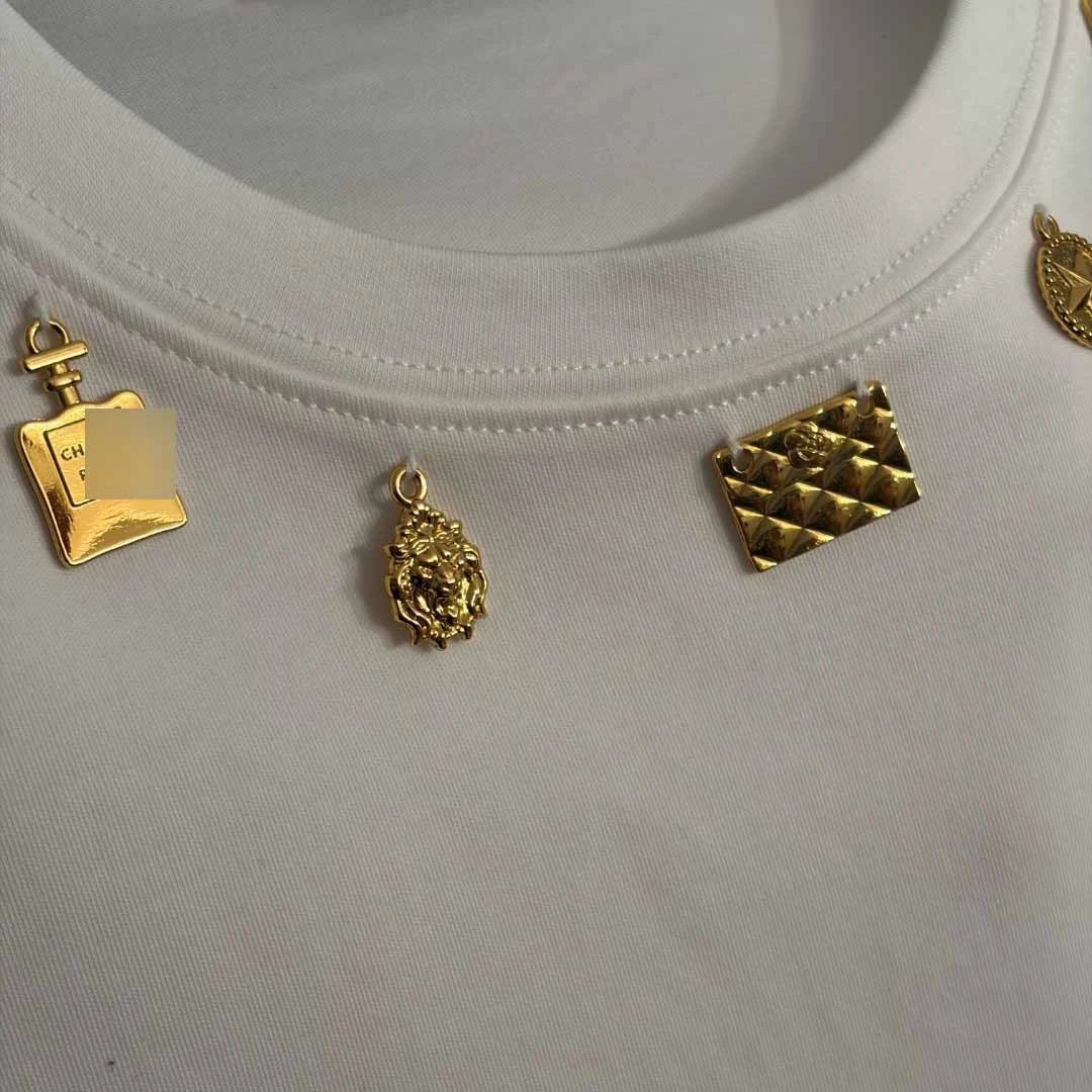 Chanel Embellished Brown T-Shirt - 9