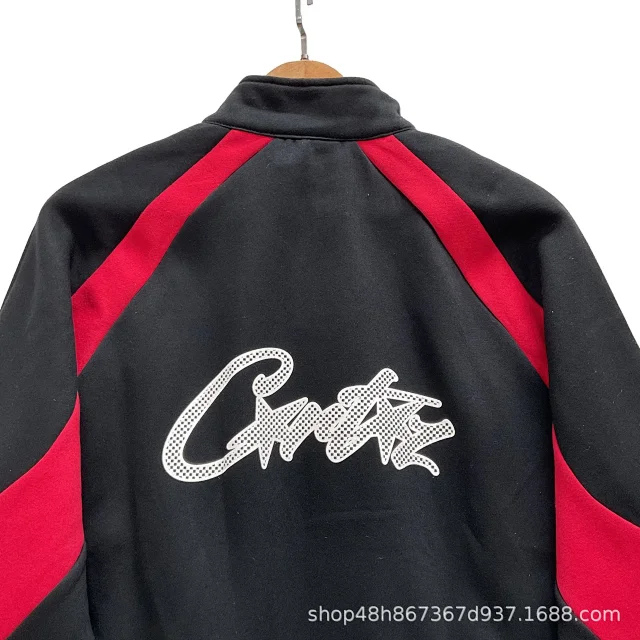 Unbranded Jackets Color-block curved-panel snap-front jacket product detail image 17