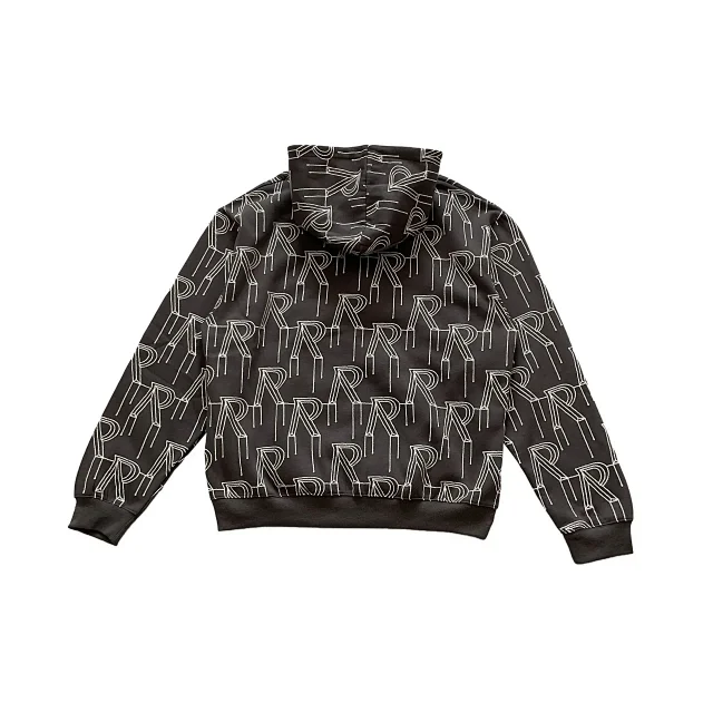 Represent Hoodies & Sweatshirts All-Over R Logo Print Pullover Hoodie product detail image 8