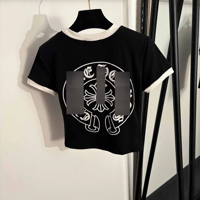 Unbranded T-Shirts Short-Sleeve Contrast-Trim Graphic T-Shirt product detail image 3