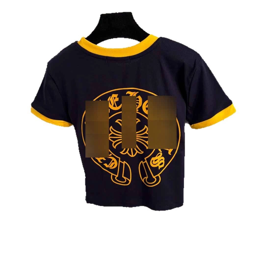 Unbranded T-Shirts Short-Sleeve Contrast-Trim Graphic T-Shirt image 5