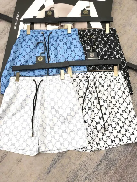 Gucci GG Marmont Print Drawstring Shorts White - 2