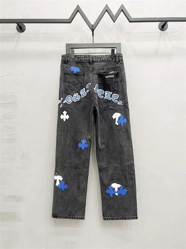 Unbranded Jeans Loose-Fit Cross Patch product detail image 7