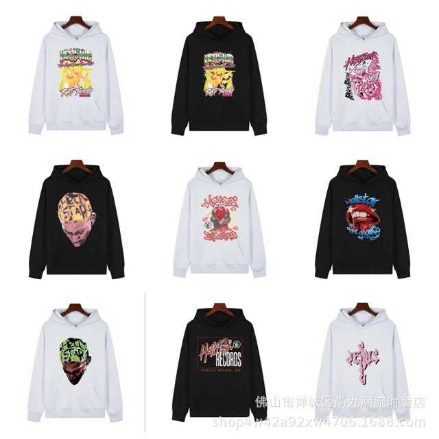 Hellstar Hoodies & Sweatshirts Graphic Print Pullover Hoodie product detail image 3