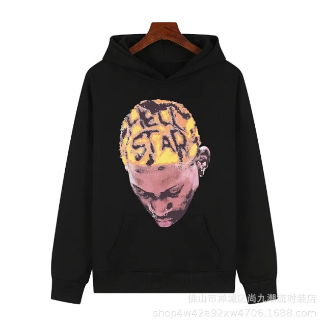 Hellstar Hoodies & Sweatshirts Graphic Print Pullover Hoodie product detail image 10
