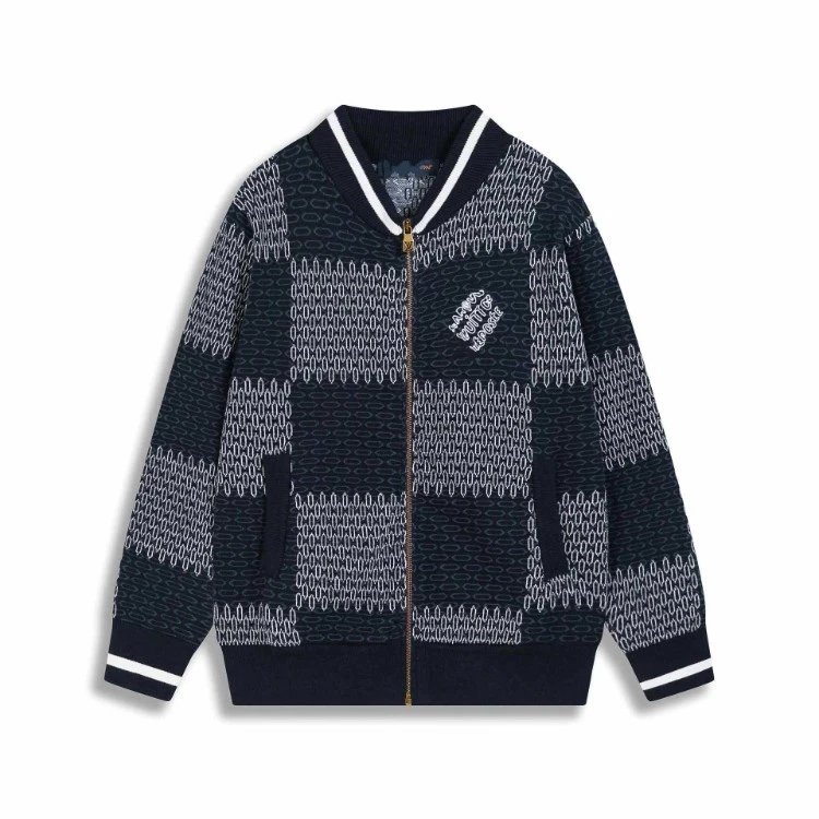 16 Donkey Home Quilted Cotton Knit Sweater