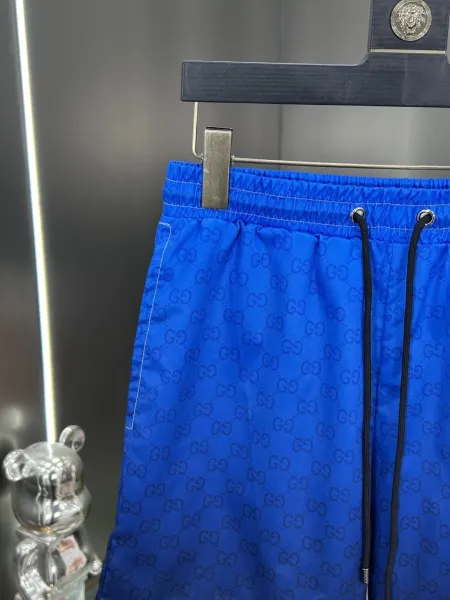 Gucci GG Monogram Print Swim Shorts Lime Green - 40