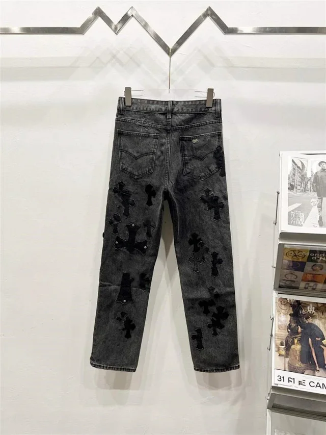 Unbranded Jeans Loose-Fit Cross Patch product detail image 43